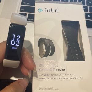 FitBit Inspire 2 and extra leather band